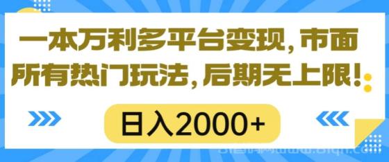 0成本多平台撸收益卖短剧玩法，一本万利多平台变现，日入2000+，后期无上限！