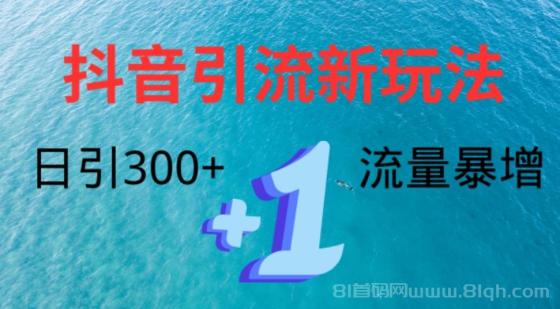 创业粉高效引流，抖音工具号玩法4.0，日引300+