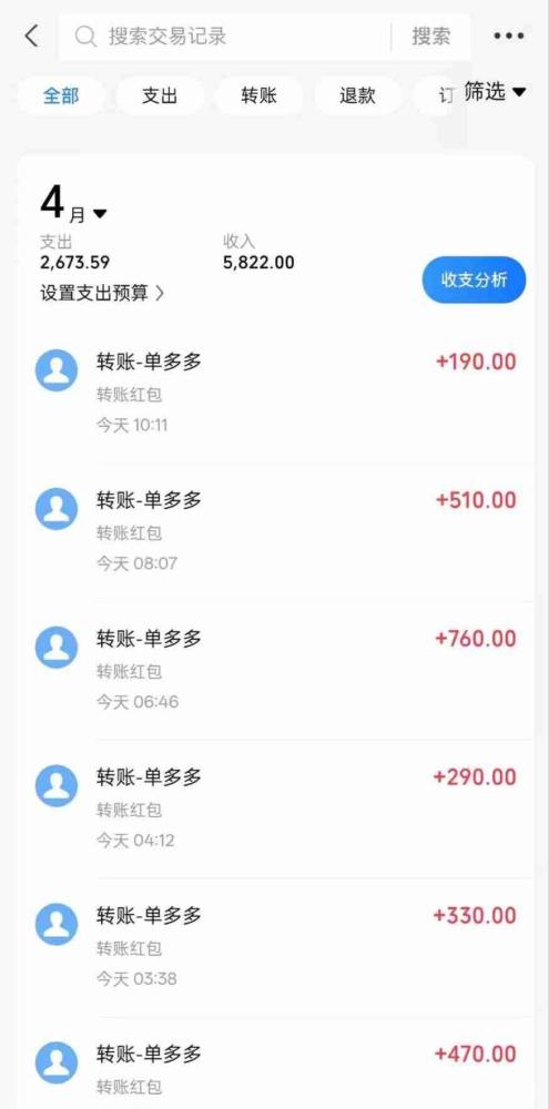 单多多:高利润任务接单,纯绿色无风险,随做随结轻松赚钱