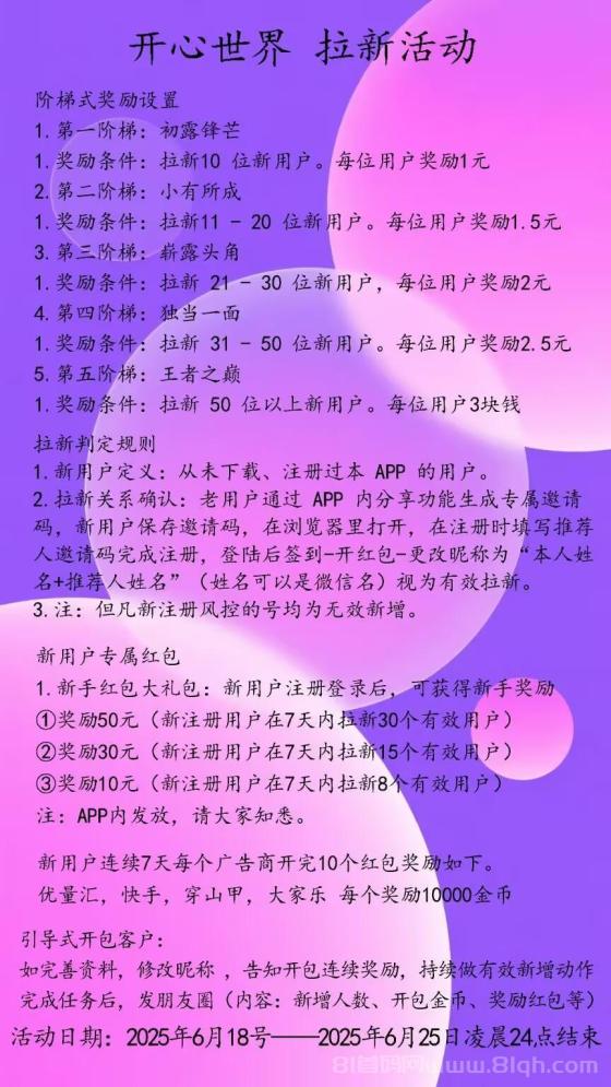 开心世界:开心看广告领红包,本月活动新增保底奖励,轻松赚钱