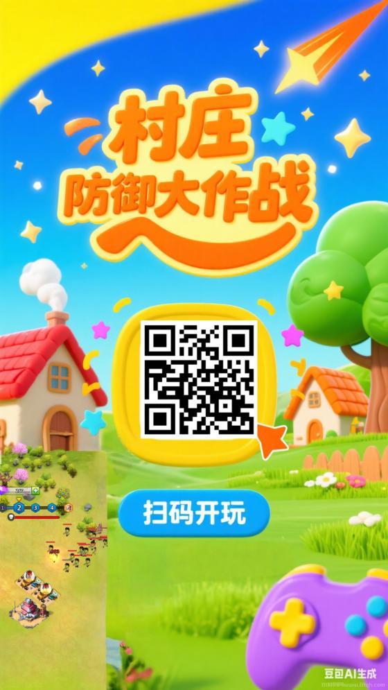 村庄防御大作战微信扫码塔防秒开重点：零下载闯关领红包提现秒到