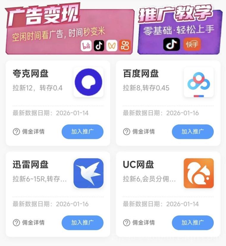 夸推班网盘拉新怎么做？夸推班注册及详细推广教程