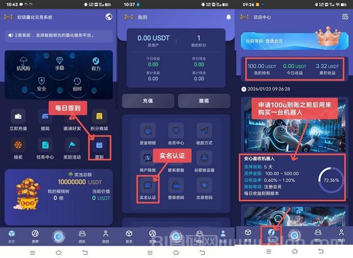 新风口! 蚁链量化，注册实名送100美金，速度抢占先机!