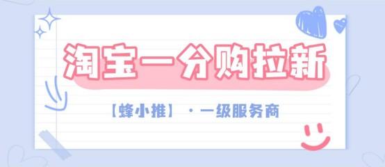 蜂小推：淘宝一分购拉新+精准投放=高效变现