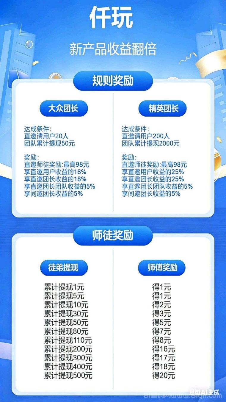 首码仟玩扫码下载:高额扶持全自动养机,单机日赚30-50元多机翻倍