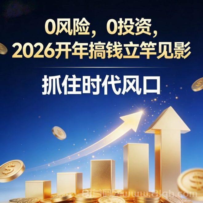 赚钱就靠信息差,0成本日撸3000就是香,带几个执行力强的。