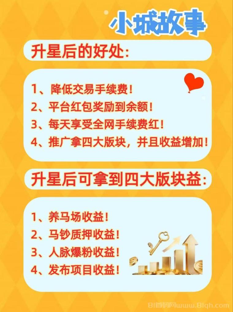 小城故事首码全网火爆内测:悬赏卷轴双玩法0撸稳赚,马钞秒变现全程无入金窗口