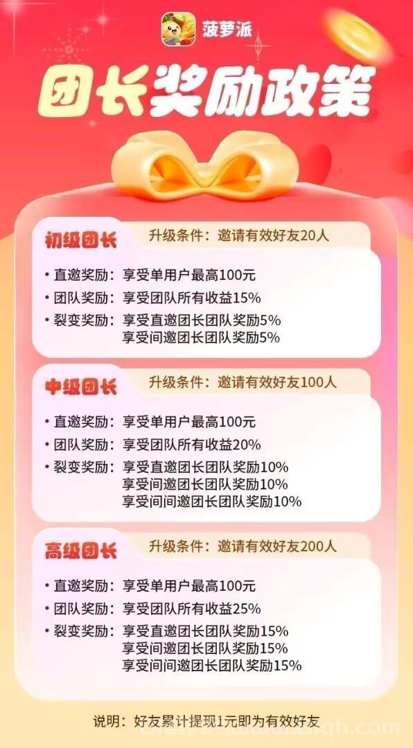 菠萝派夺宝系列今日刚出:新平台放水每天可撸几十块,苹果用户福利更大,满1元提现推广无限代