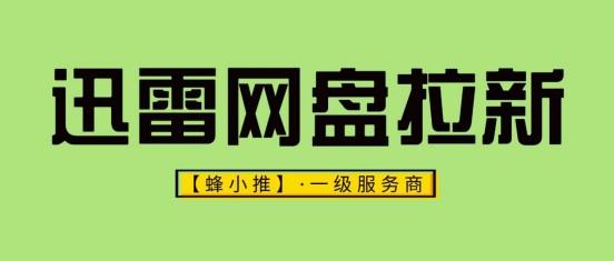 蜂小推：你知道现在迅雷网盘拉新，单人能赚多少吗？