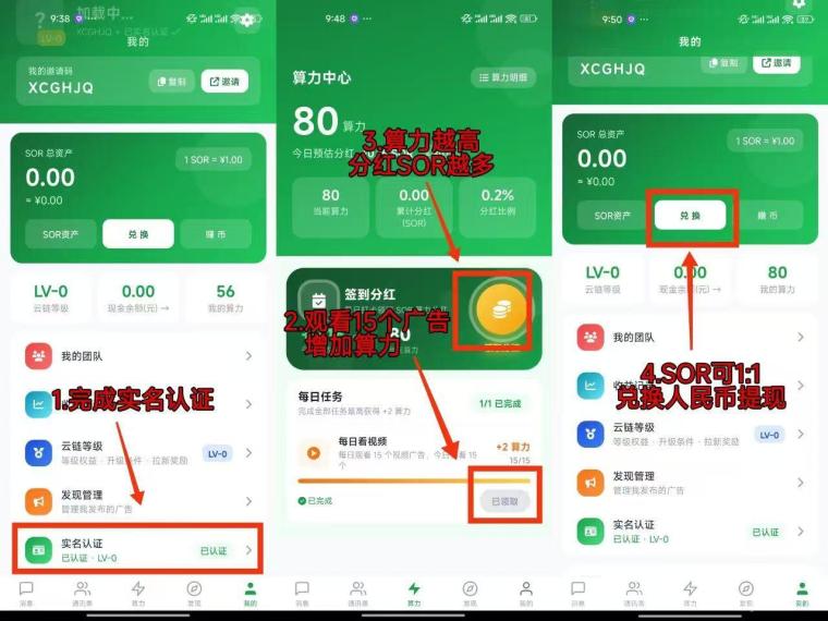 黑马橡木云链零撸4位数,芬虹模式,团队3袋,干就完了!