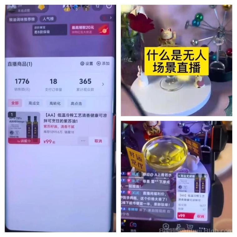 【无人场景】不露脸直播带货,今天又爆单了,小白也能做!