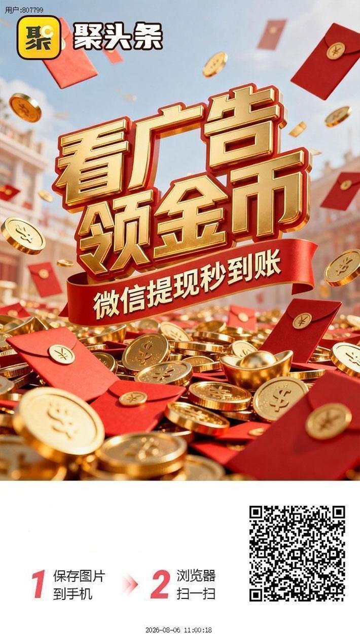 聚头条上线了！一个看广告能零撸赚钱的软件，一天到手50元