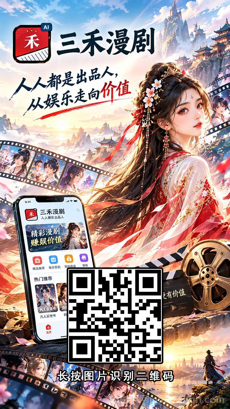 三禾漫剧零撸上线，注册送漫剧每天5米