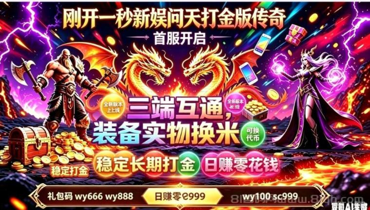 问天三职业传奇，长期实物装备实物回收换米