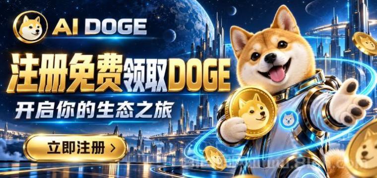 AI · DOGE生态，免费领DOGE，不需要充值！自己做任务有奖励，推荐好友有奖励！
