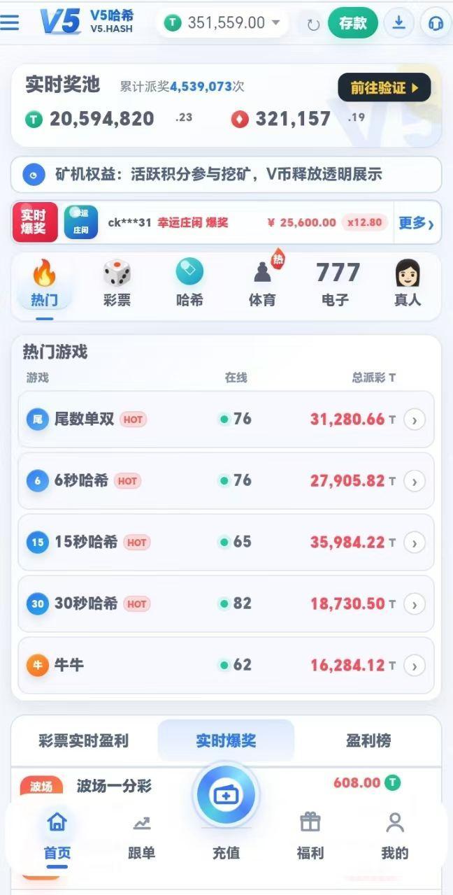 V5哈希打金全新模型:一键跟单解放双手,轻松盈利,亏损赚V币也能获得财富!