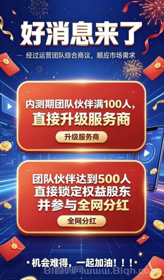 金多多,纯零撸赚零花,内排抢权益股东名额